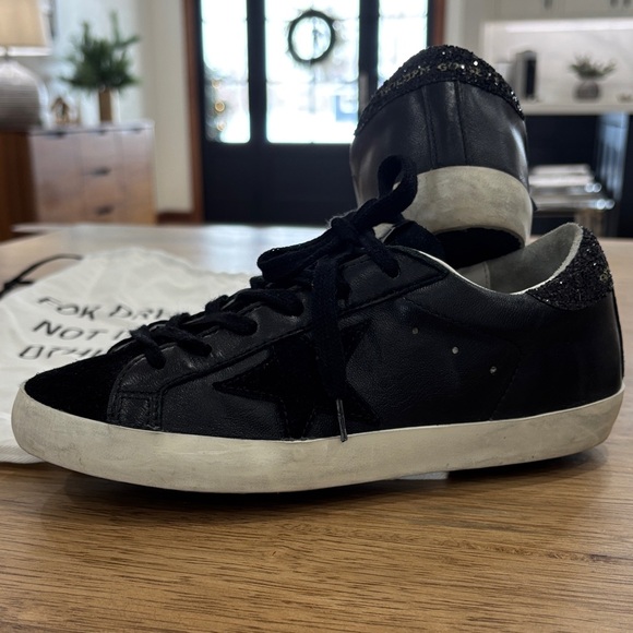 Golden Goose Black and White Sneakers - Picture 3 of 5